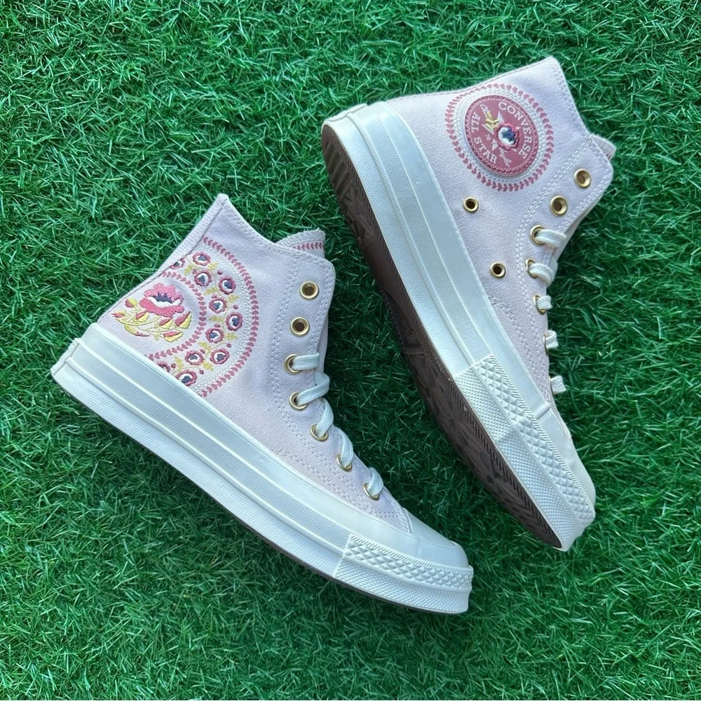 🎁Converse Chuck 70 Hi Blush Hush / Royal Flush - Picture 4 of 10